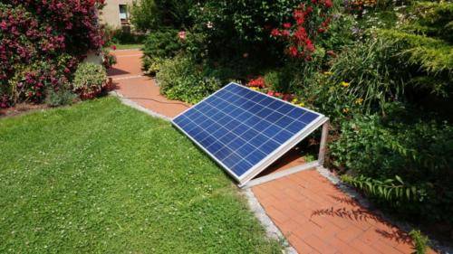 Freiaufstellung im Garten Steckdosenmodul