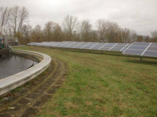 Freiflächenanlage Klärwerk Schifferstadt Photovoltaik